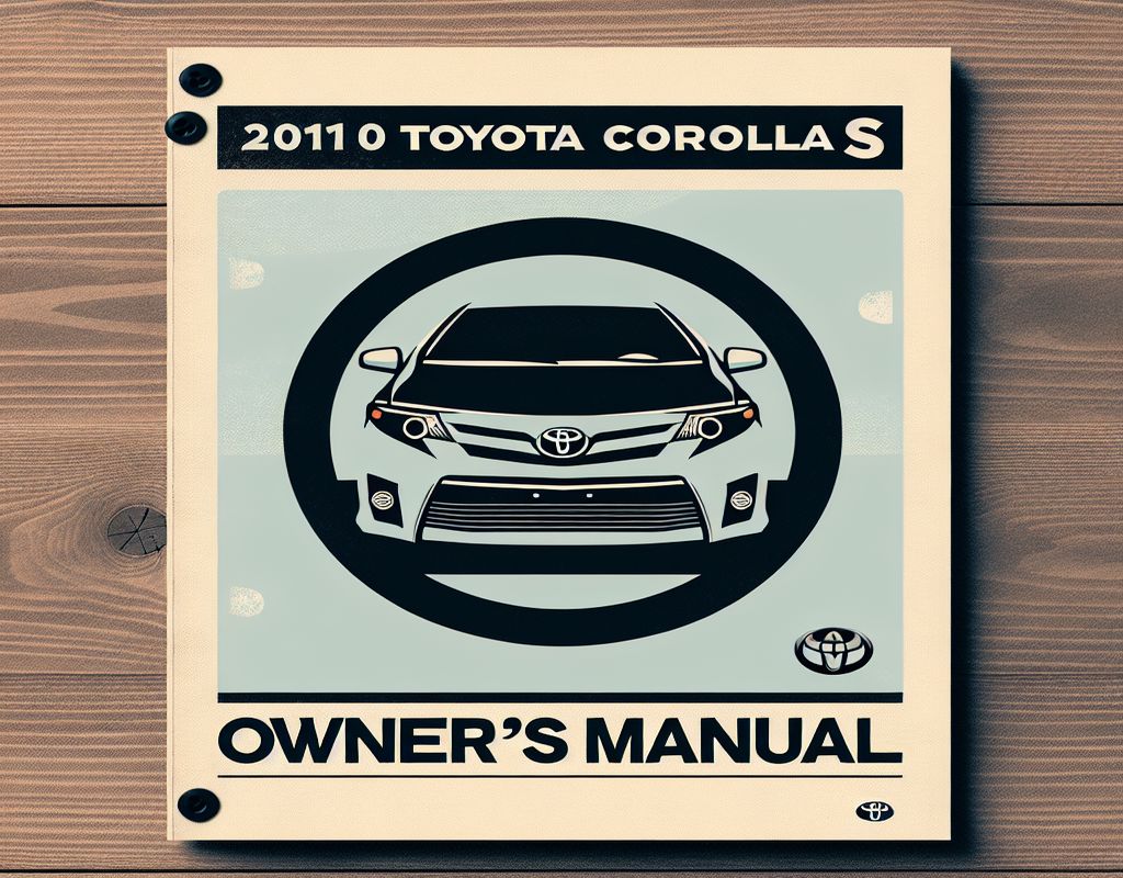 2010 Toyota Corolla S Owners Manual: A Must-Have Reference for S Owners