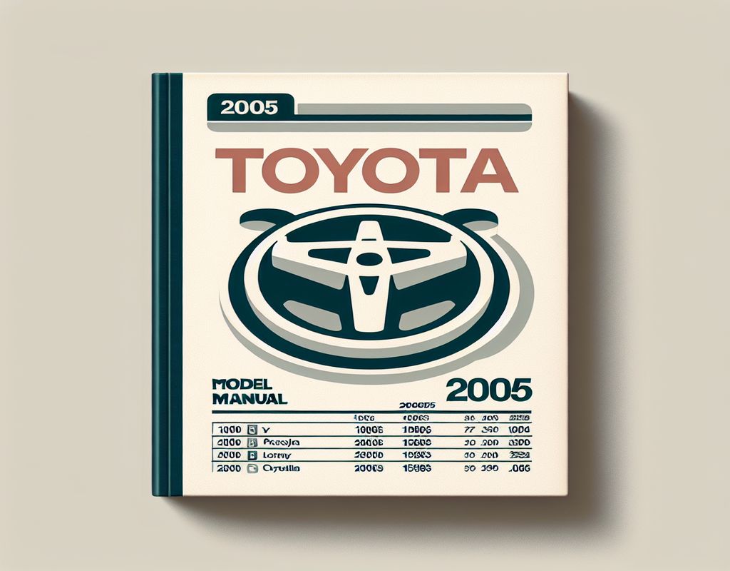 Toyota Corolla 2005 Manual: User Guide for Smooth Driving